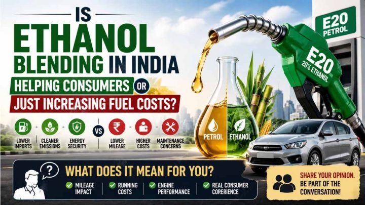 Ethanol Blending in India: Consumer Benefit or Higher Fuel Cost?