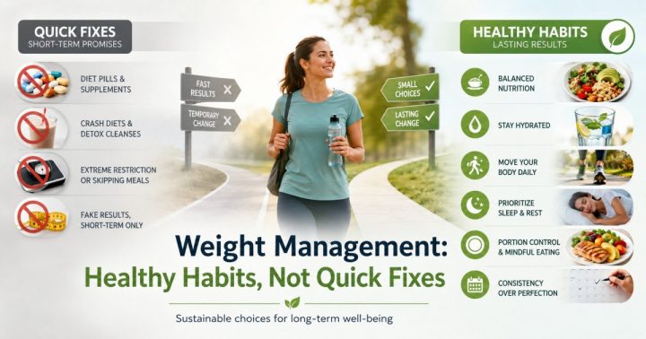 Is Effective Weight Management About Healthy Habits Rather Than Quick Fixes?
